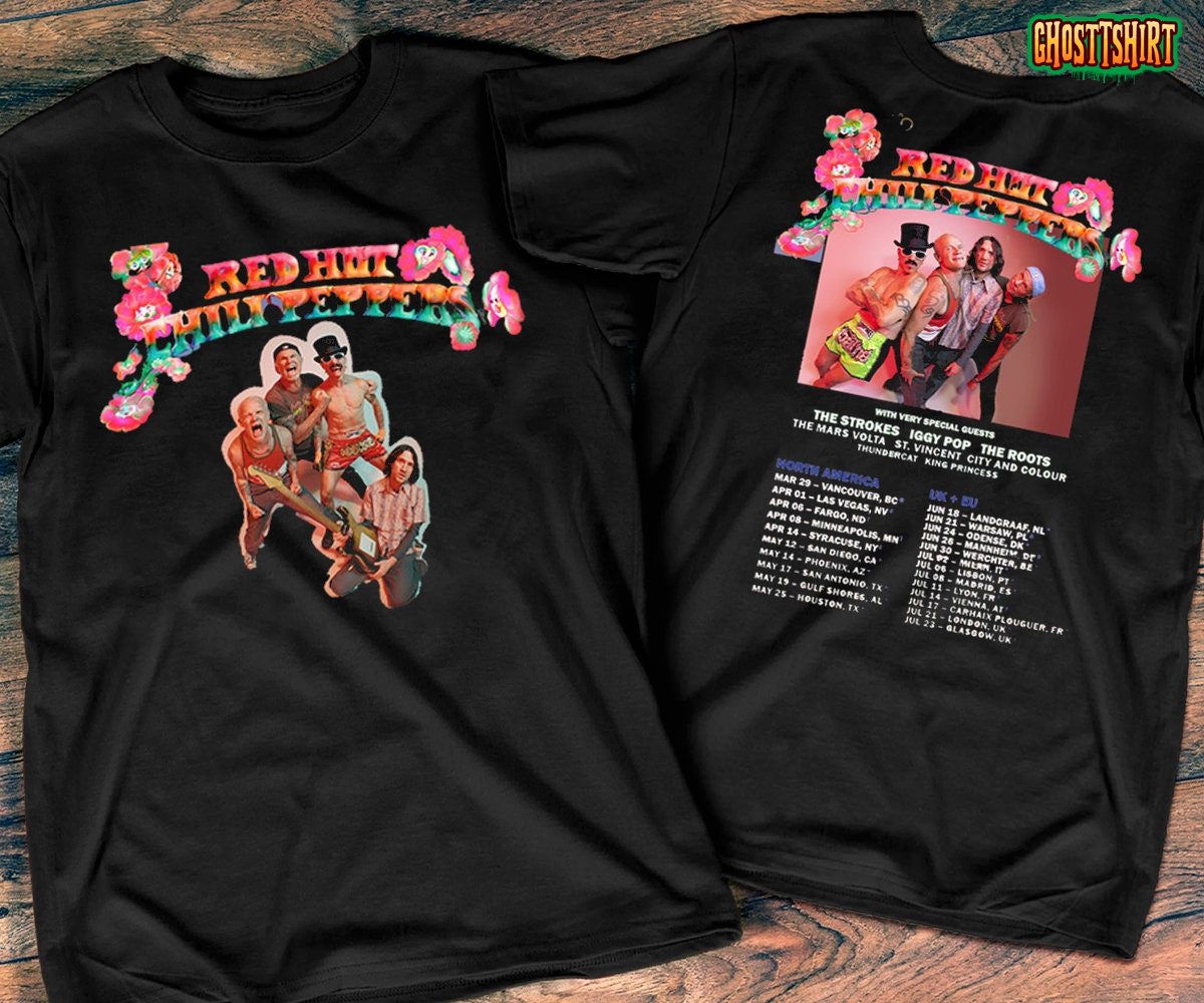 2023 Red Hot Chili Peppers America Tour T-Shirt