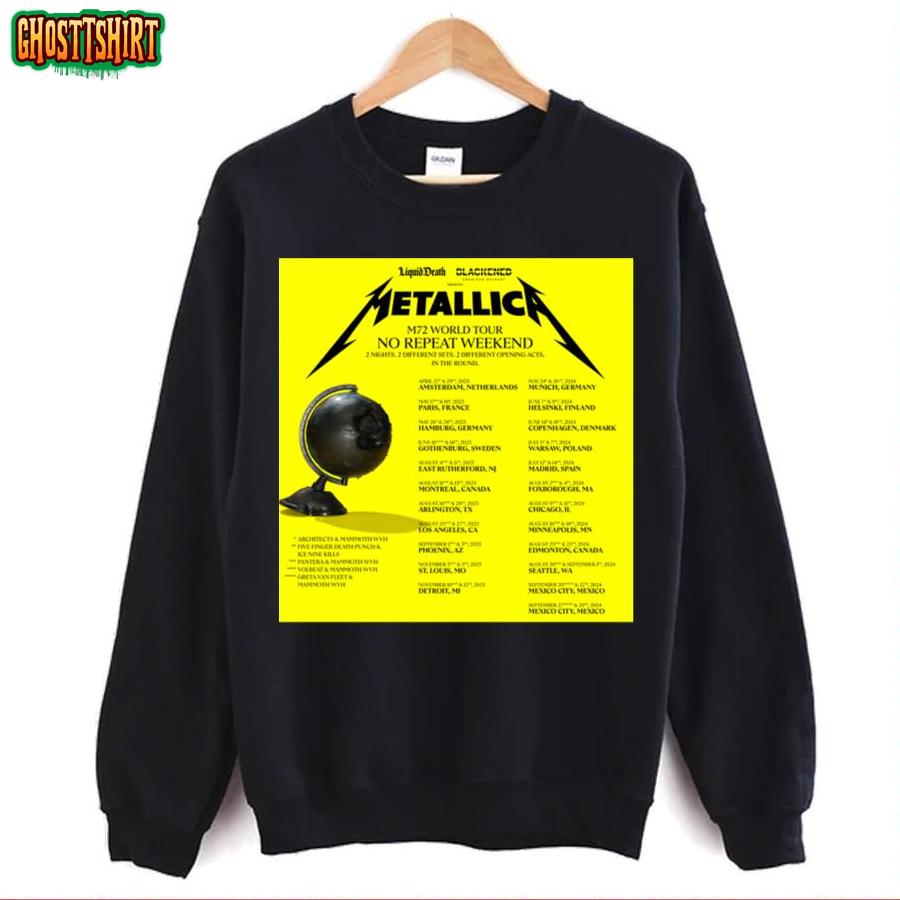 Official Metallica East Rutherford, NJ M72 World Tour shirt, hoodie,  longsleeve, sweatshirt, v-neck tee