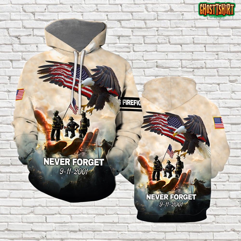 0911 Never Forget 3D All Over Print Hoodie