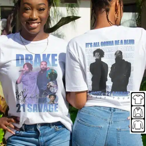 Drake 21 Savage It’s All A Blur Tour 2023 Shirt