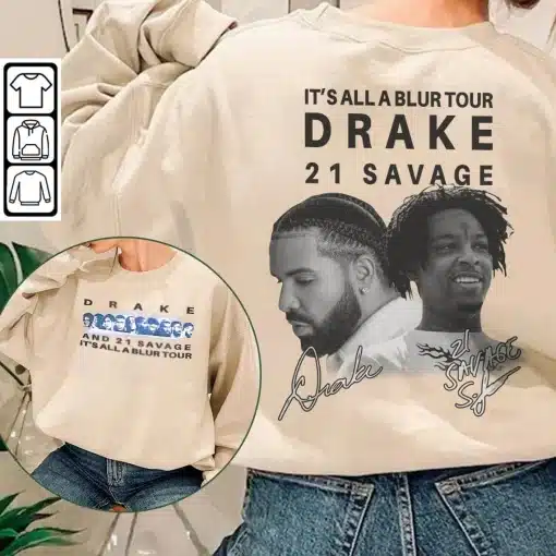 Drake and 21 Savage Tour 2023 Shirt