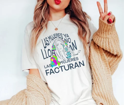 Shakira Las Mujeres Ya No Lloran Facturan Trending Unisex T-Shirt