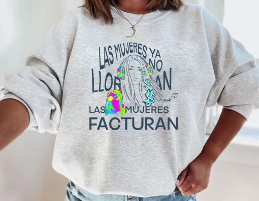 Shakira Las Mujeres Ya No Lloran Facturan Trending Unisex T-Shirt