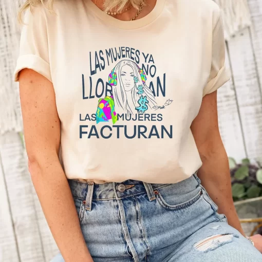Shakira Las Mujeres Ya No Lloran Facturan Trending Unisex T-Shirt