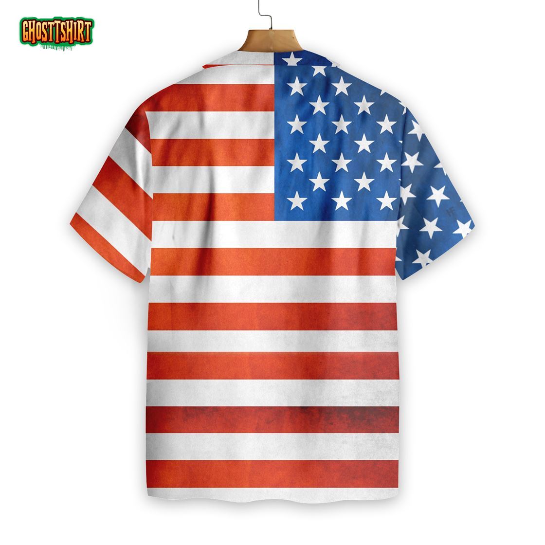 American Flag Hawaiian Shirt