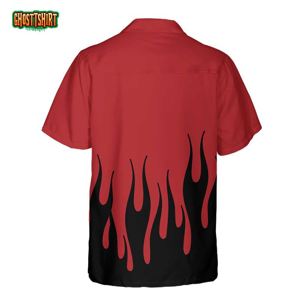 Black Flame Hawaiian Shirt