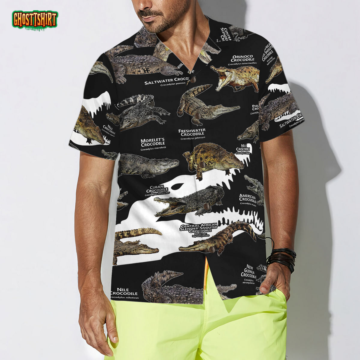 Crocodiles Of The World Shirt For Men Hawaiian Shirt