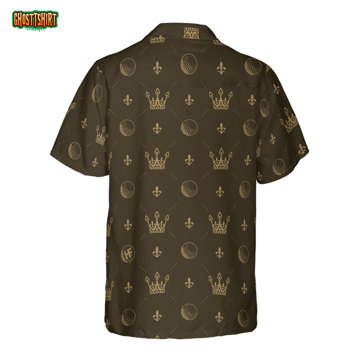 Luxury Royal Golf Ball Crown V2 Hawaiian Shirt