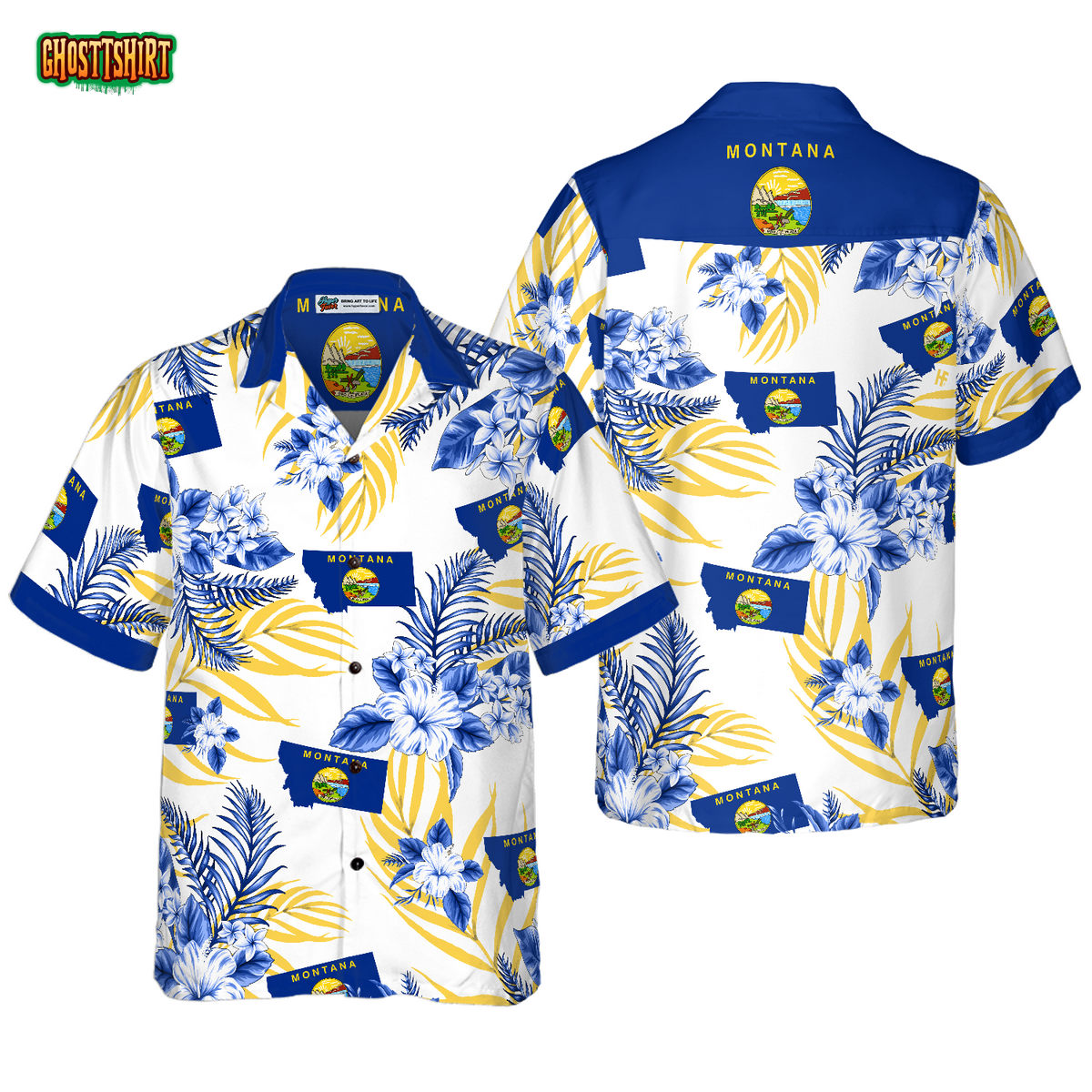 Monogram Sea Turtle Pattern Hawaiian Shirt For Men And Women