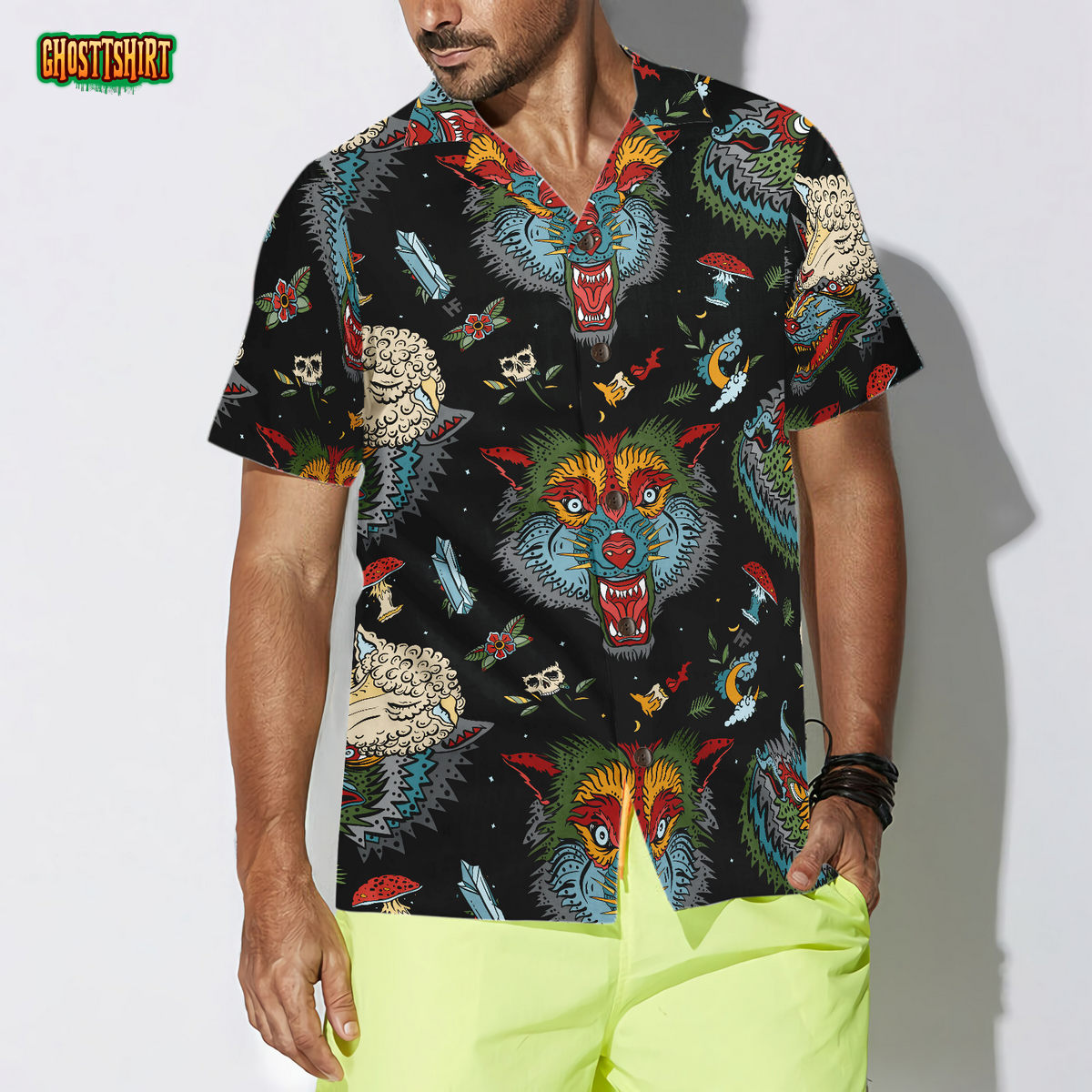 Buy Vintage Tattoo Flash Mens Shirt Casual Buttondown Online in India   Etsy