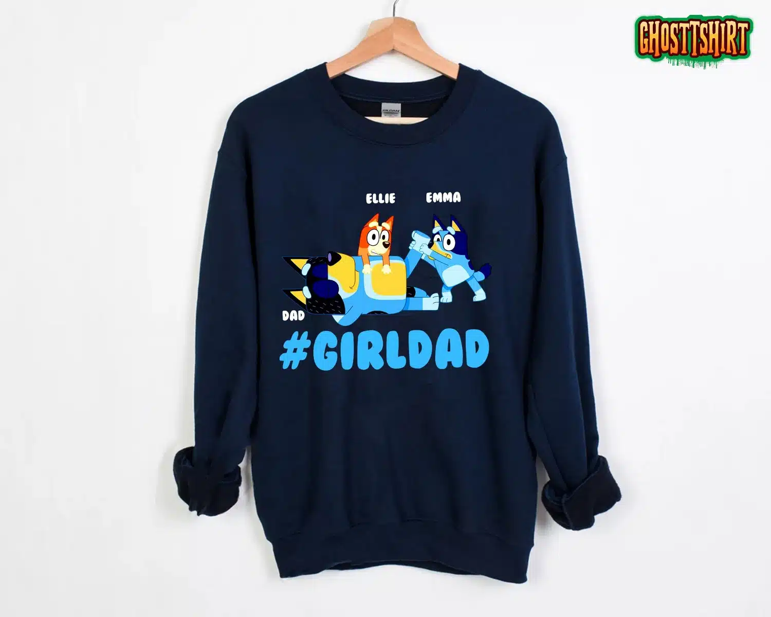 Personalized Bluey Dad Life Fathers Day Gift Trending Shirt