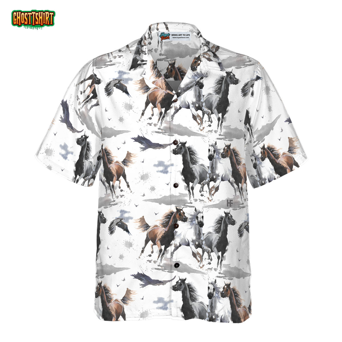 Racing Horses Hawaiian Shirt