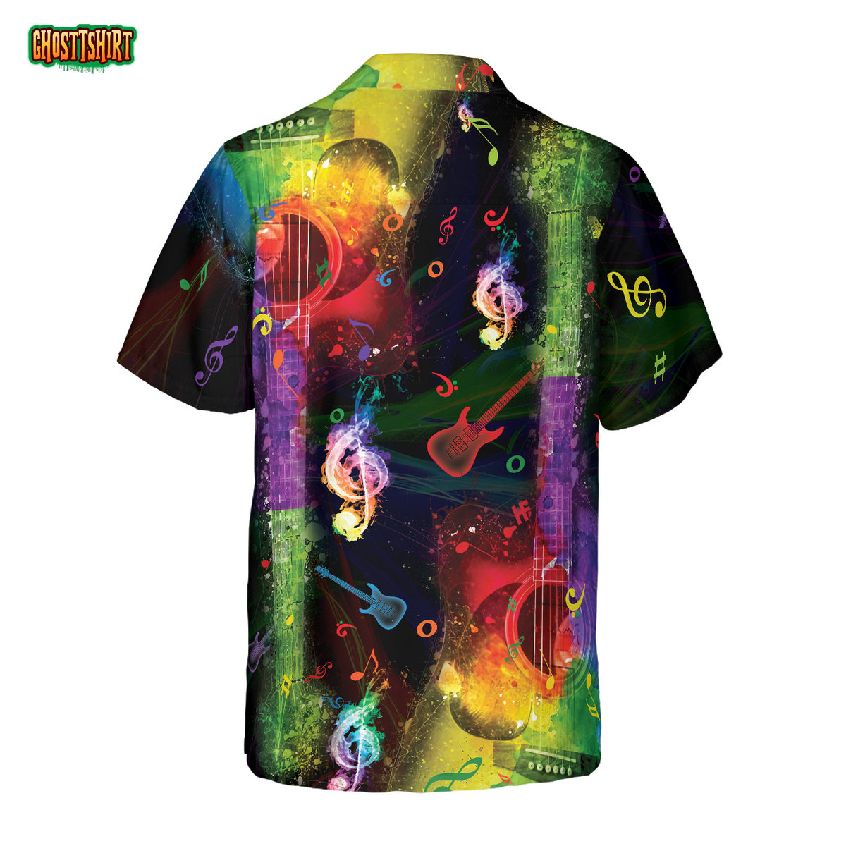 Rainbow Guitars Hawaiian Shirt