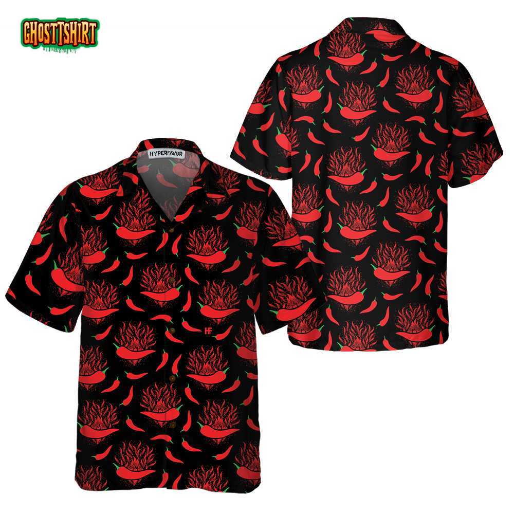 Red Hot Chilli Pepper Hawaiian Shirt