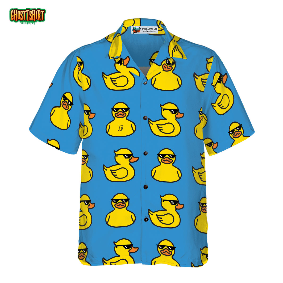 Rubber Yellow Duck Hawaiian Shirt