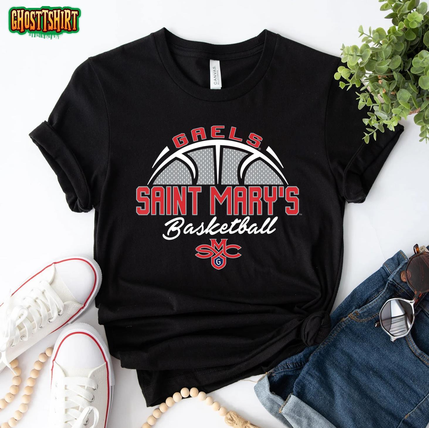 Saint Mary's Gaels Basketball Swish Navy Officially Licensed T-Shirt