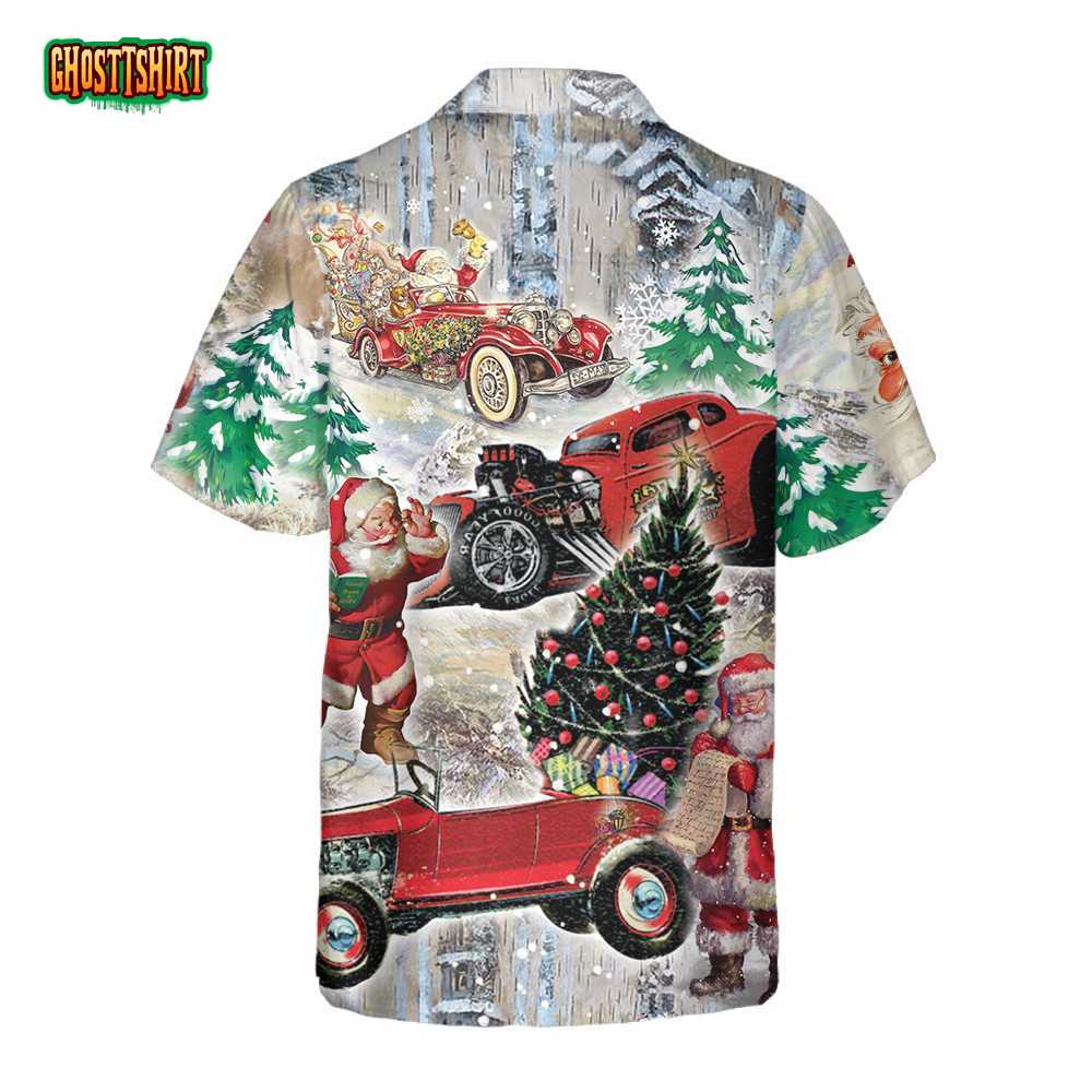 hot rod christmas shirt