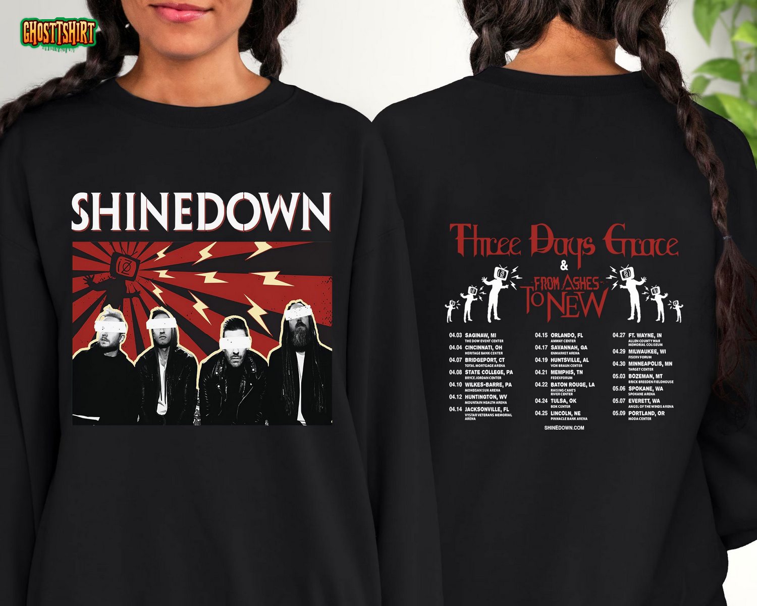 Shinedown Band The Revolutions Live 2023 Shirt