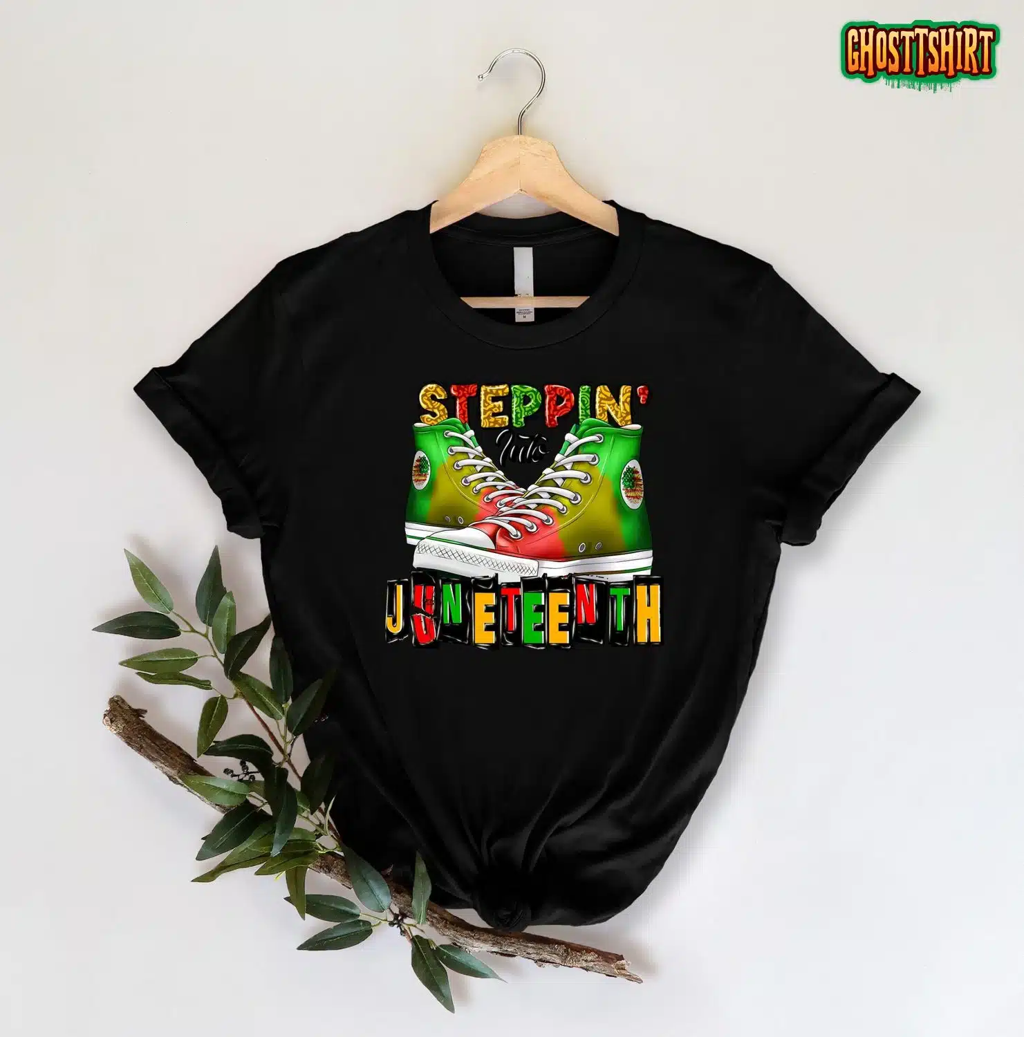 Steppin’ Into Juneteenth Black History Free-ish Trending Shirt