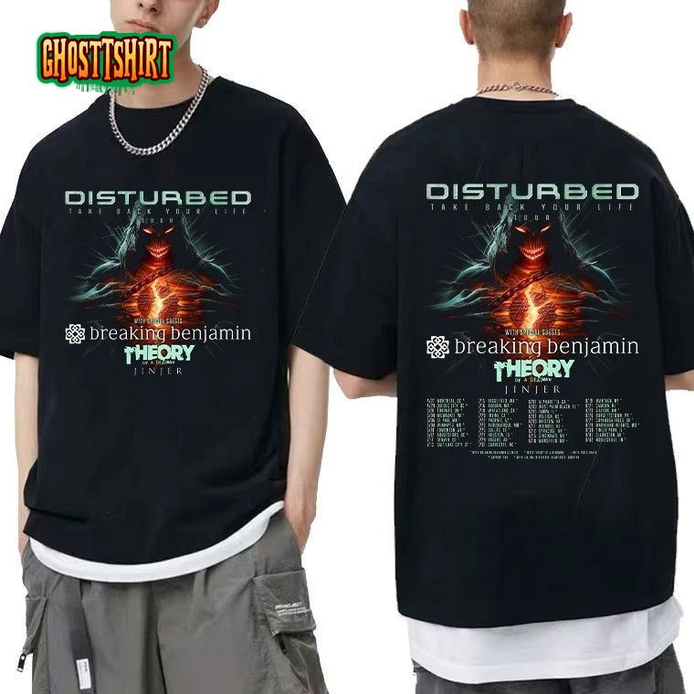 Take Back Your Life Tour Disturbed Band 2023 Tour Shirt