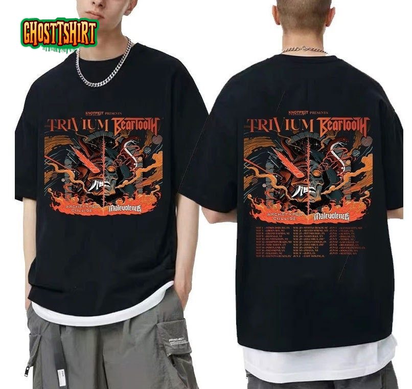 Trivium And Beartooth 2023 Tour Shirt