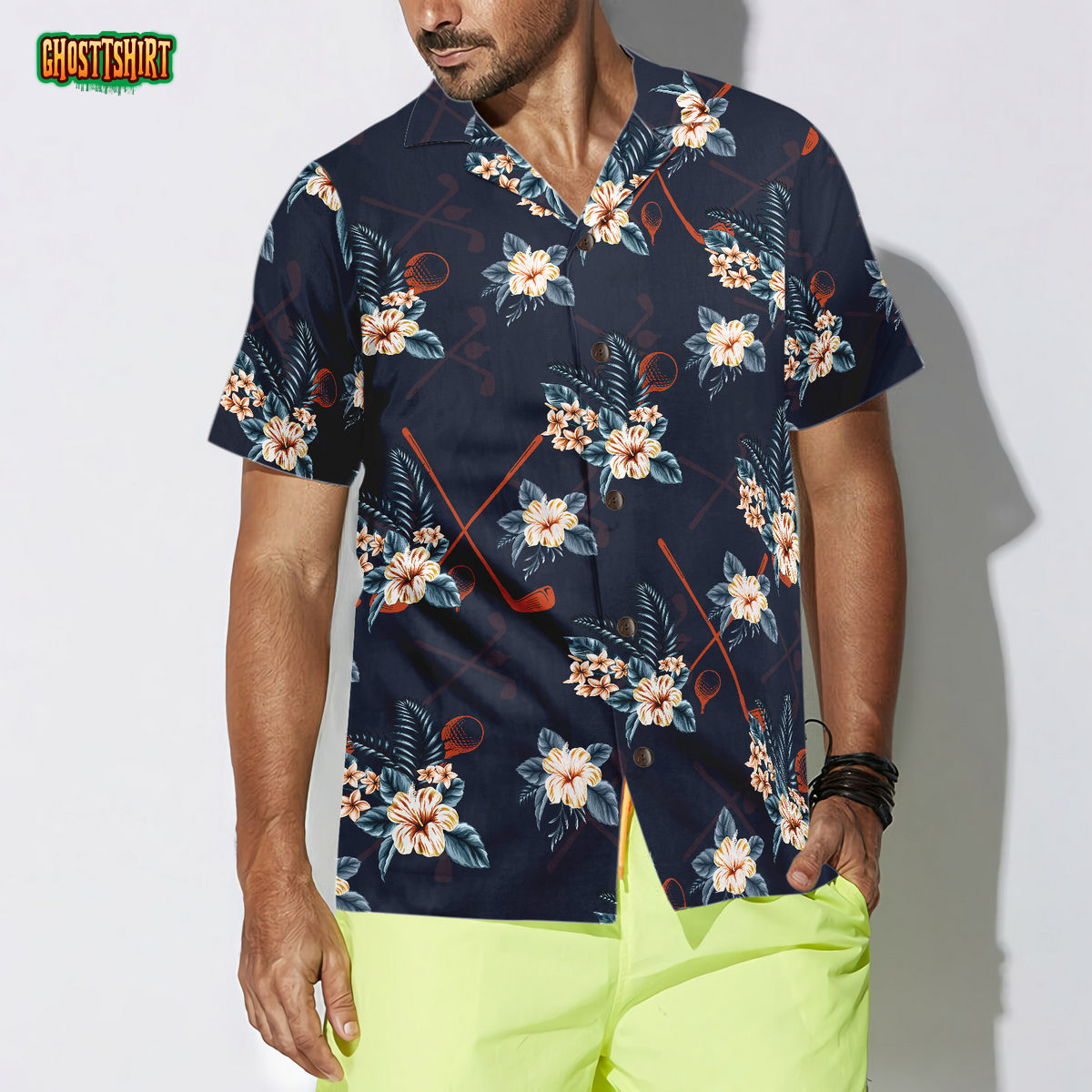 Tropical Golf 4 Hawaiian Shirt