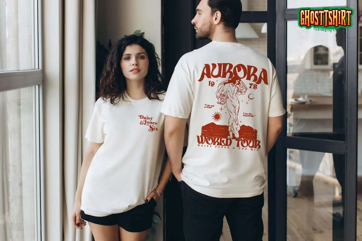 Vintage Daisy Jones & The Six Aurora 2 Side Trending Shirt