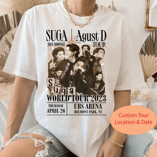 Agust D World Tour Merch Shirt