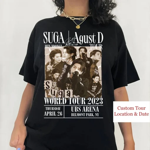 Agust D World Tour Merch Shirt