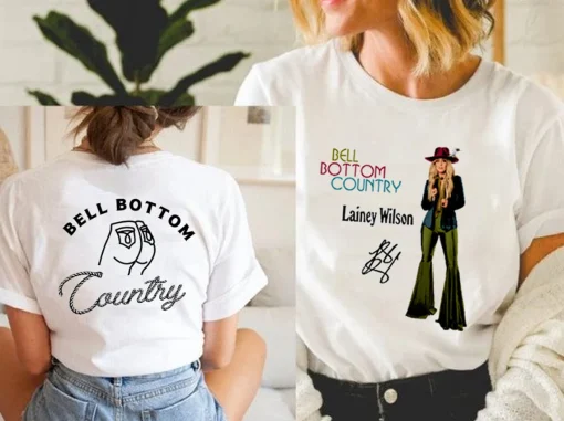 Bell Bottom Country Lainey Wilson Sign Unisex T-Shirt