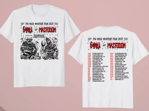 Gojira The Mega – Monsters Tour 2023 Shirt