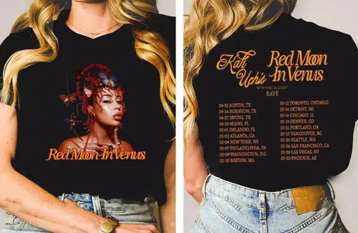 Kali Uchis Red Moon in Venus Tour 2023 Shirt