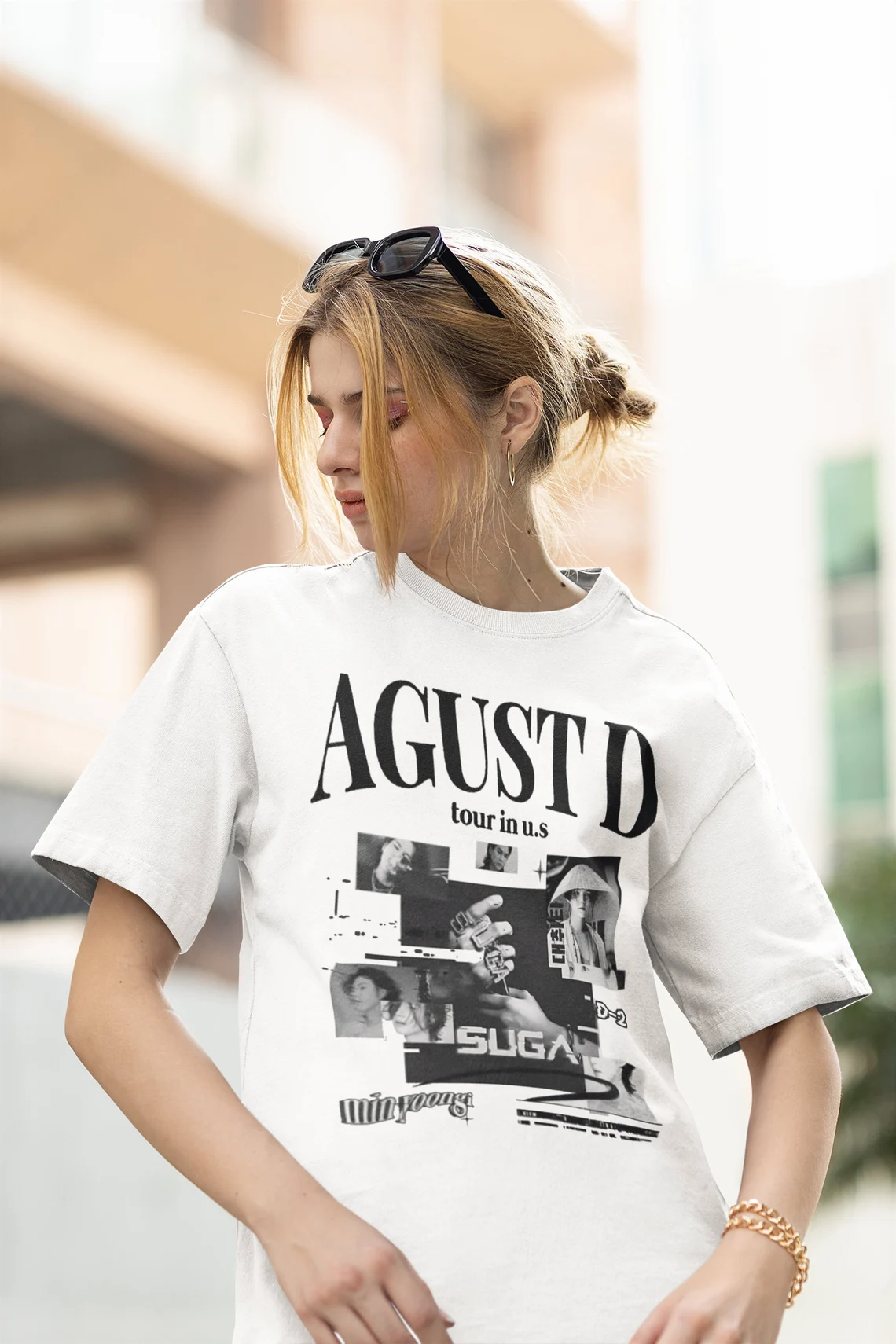 SUGA agust D T-SHIRT D-DAY Tシャツ白 XL-