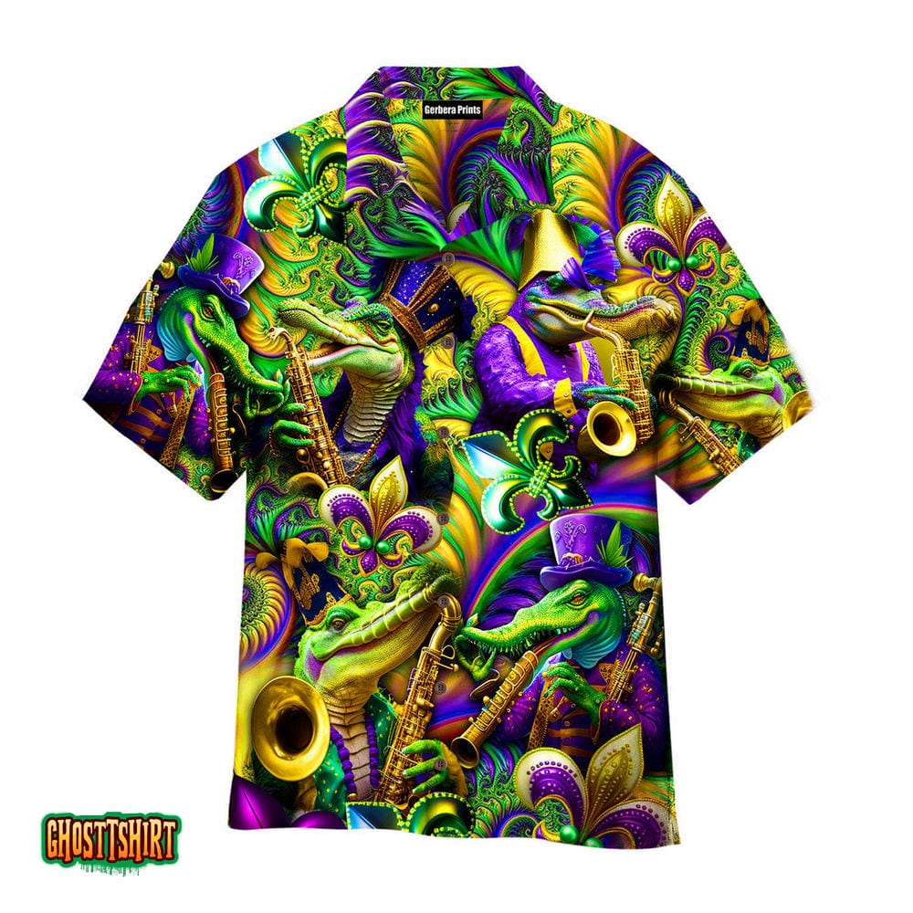 mardi gras hawaiian shirts