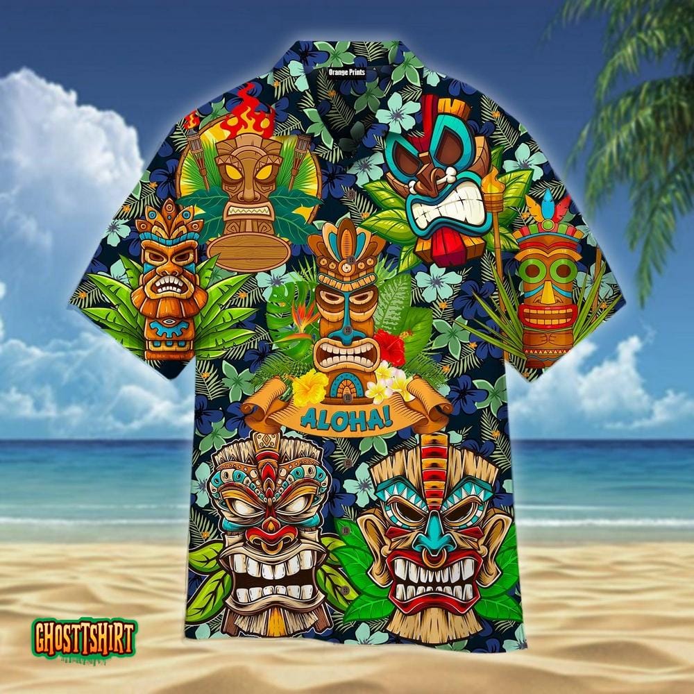 Aloha Tiki Tiki Aloha Hawaiian Shirt