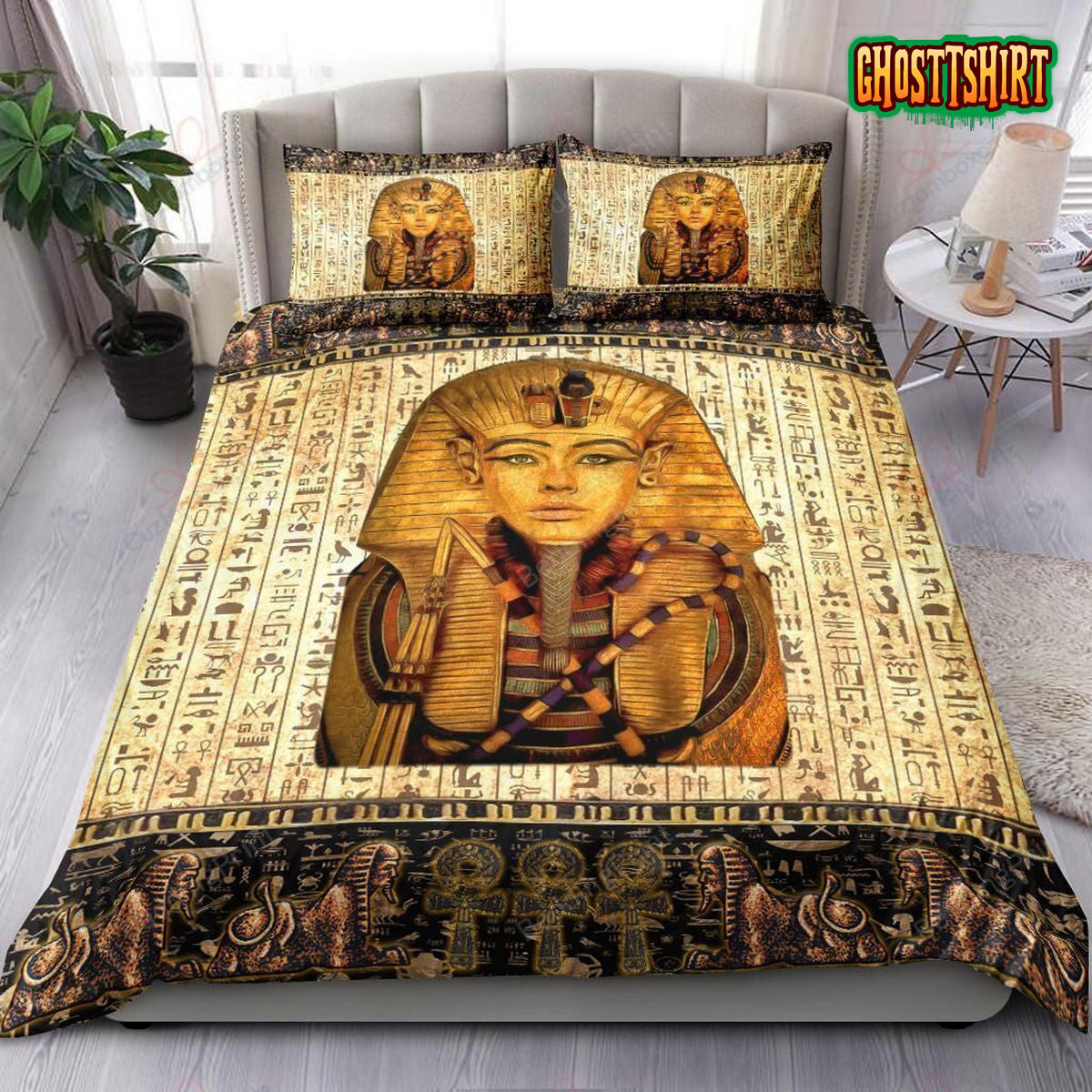 Ancient Egyptian Pharaoh Bedding Set