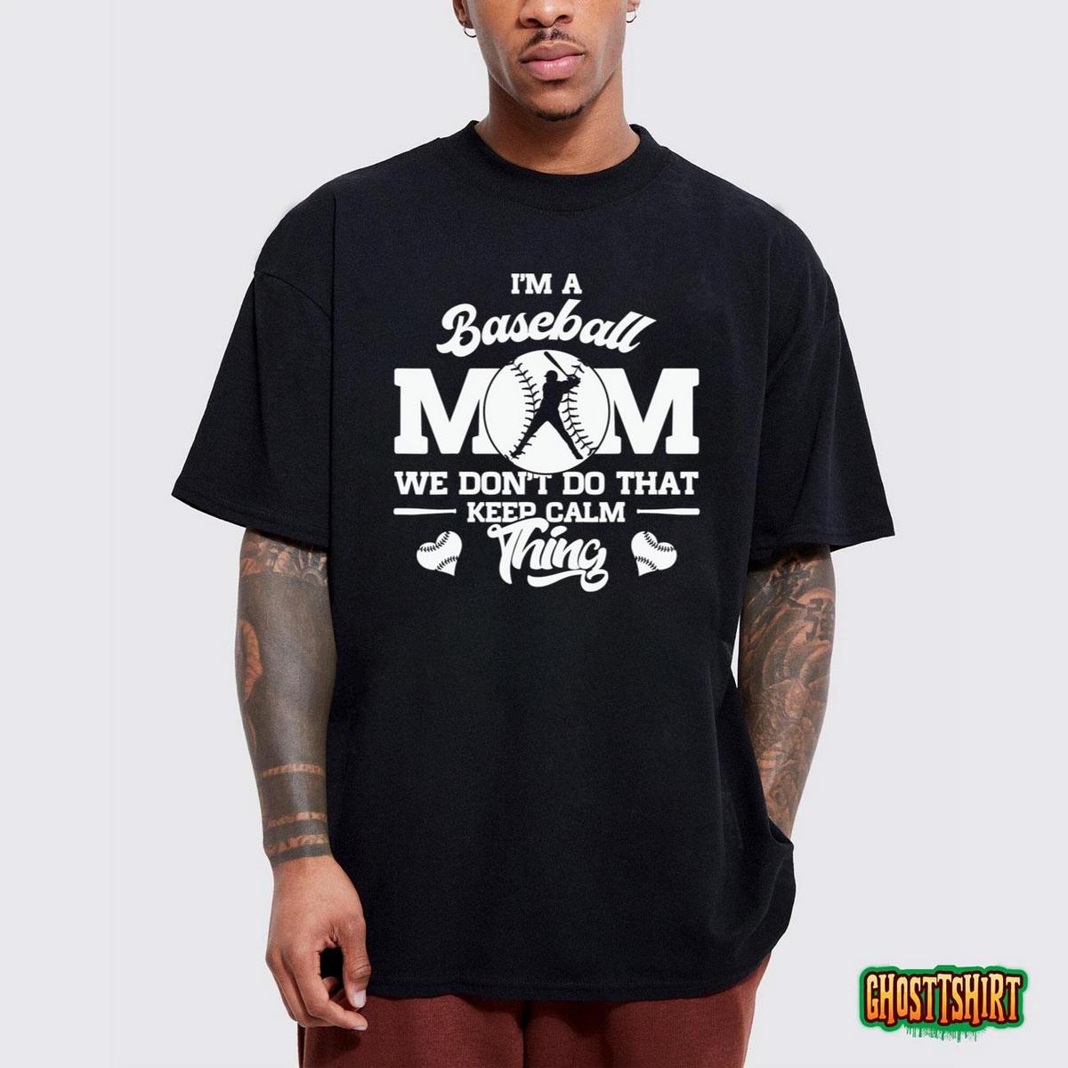 Baseball Mom Mother Of Baseball Players For Mother's Day Shirt