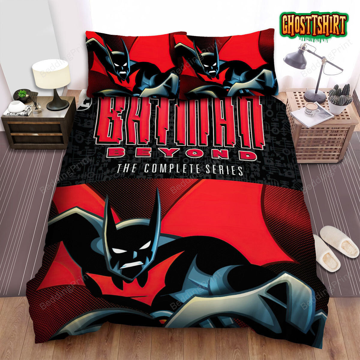 Batman Beyond Series Poster 9 Bed Sheets Duvet Cover Bedding Set