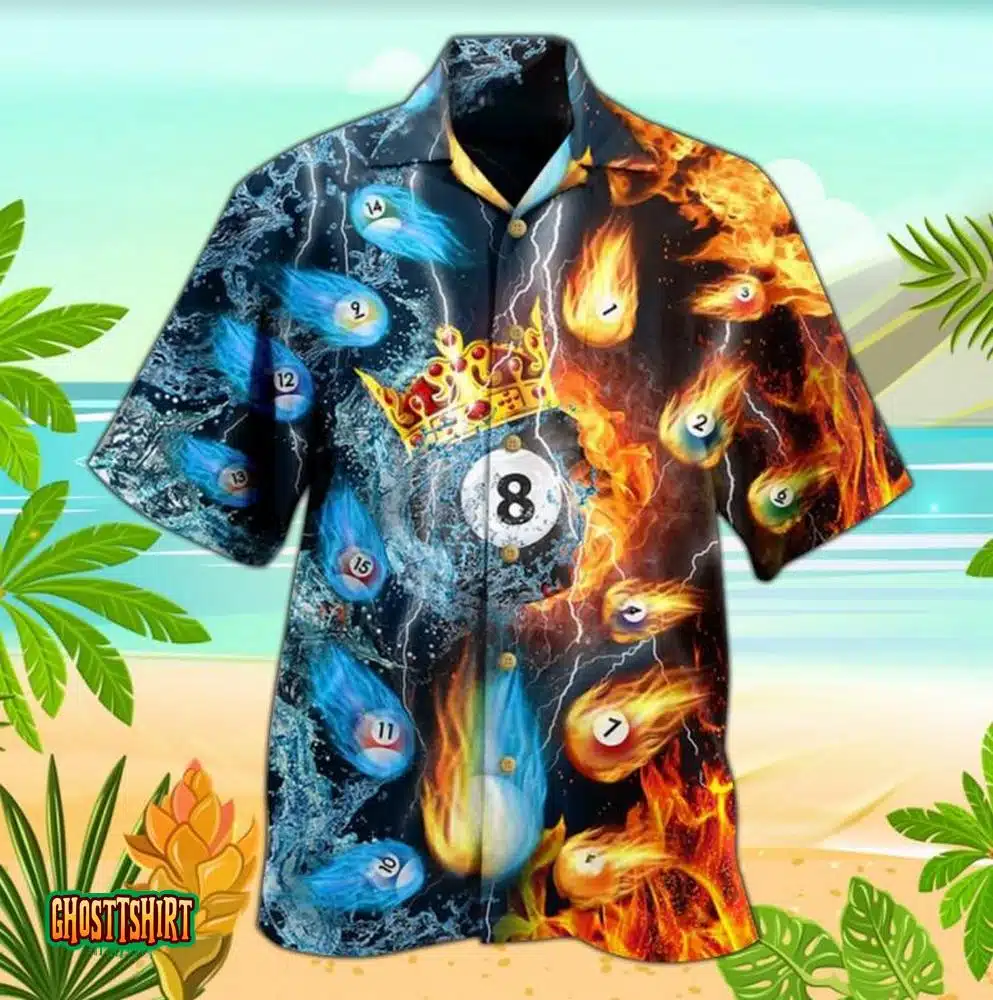 Billiard Fire and Water Aloha Hawaiian Shirt