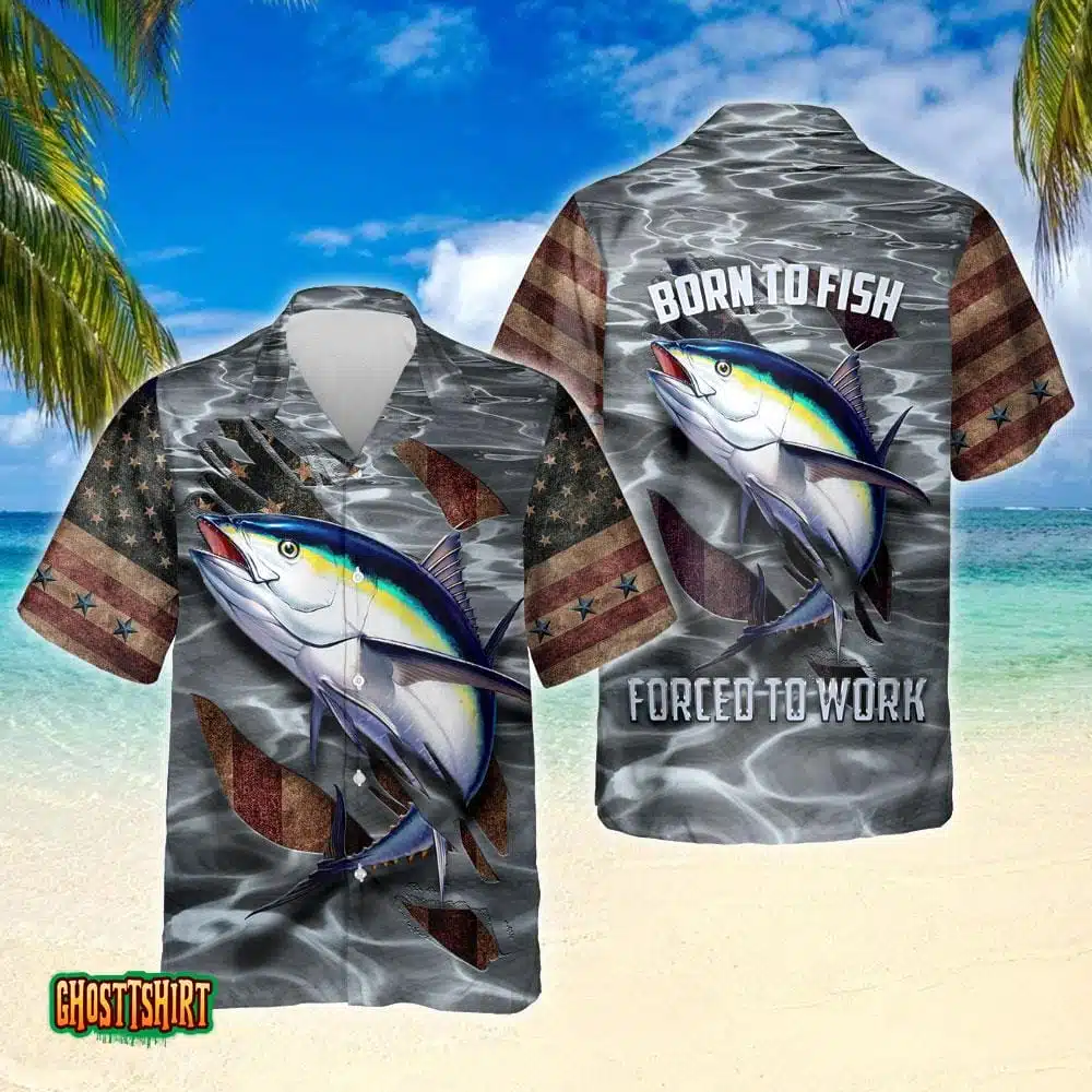 Born To Tuna Fishing Aloha Hawaiian Shirt