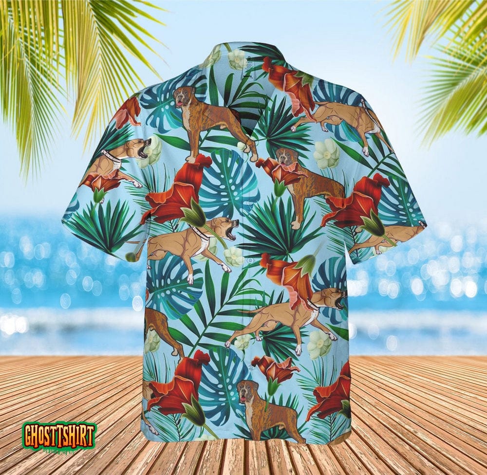 Boxer Aloha Hawaii Shirt For Men Women