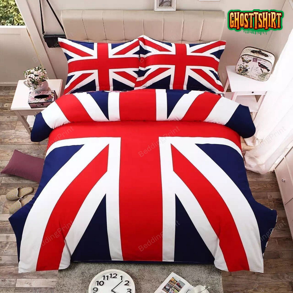 British Flag Bed Sheets Duvet Cover Bedding Set