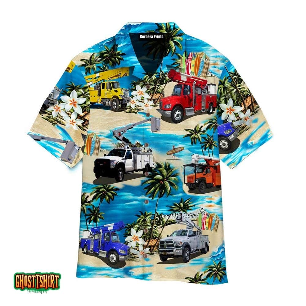 Bucket Trucks Aloha Hawaiian Shirt