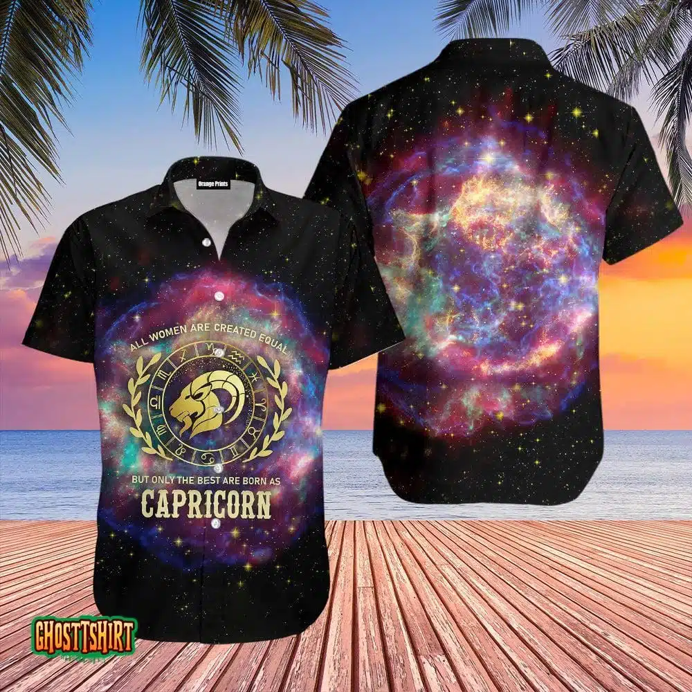 Capricorn Galaxy Aloha Hawaiian Shirt Capricorn Galaxy Aloha Hawaiian Shirt