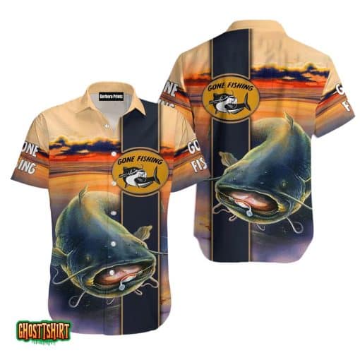 Catfish Gone Fishing Aloha Hawaiian Shirt