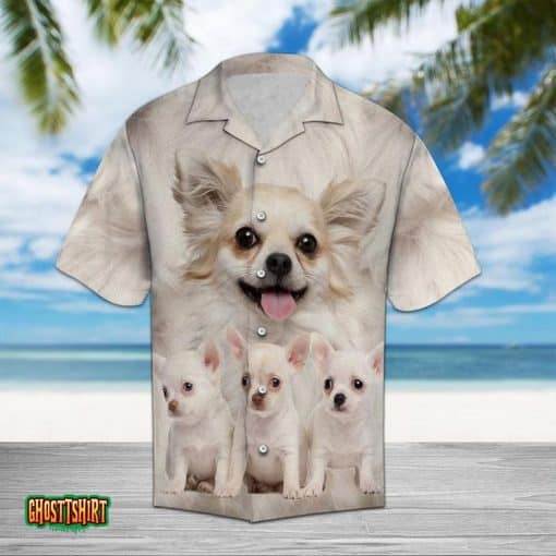 Chihuahua Great Aloha Hawaiian Shirt