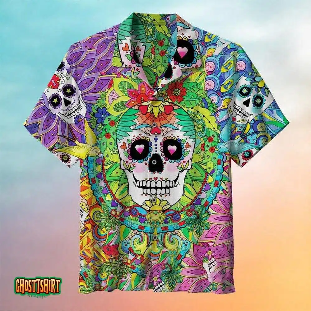 Classic Skull Aloha Hawaiian Shirt