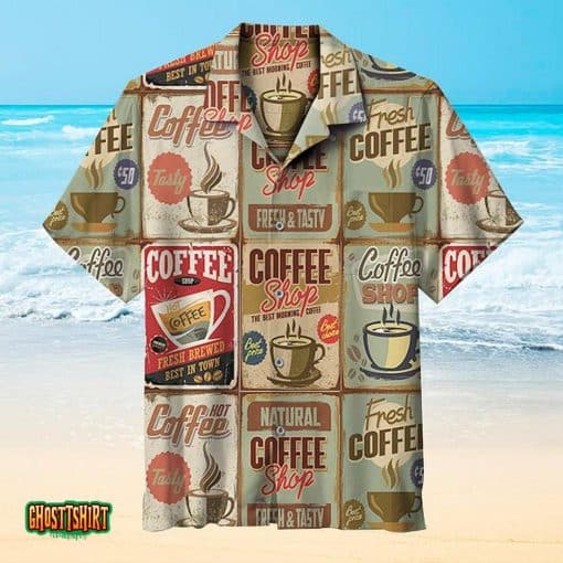 Coffee Aloha Hawaiian Shirt