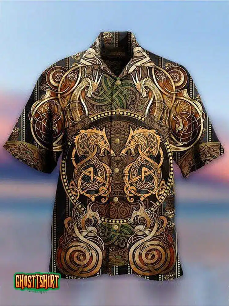 Collar Tropical Yellow Aloha Hawaiian Shirt