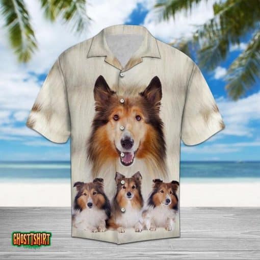 Collie Great Aloha Hawaiian Shirt